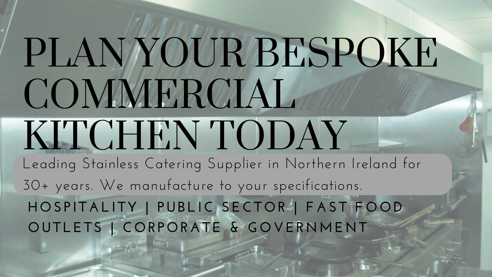 Plan Your Bespoke Commercial Kitchen